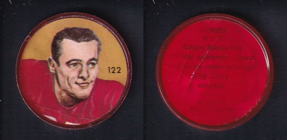 1963 CFL NALLEY'S FOOTBALL COIN #122 H. WYLIE photo 1963 CFL NALLEY'S FOOTBALL COIN #122 H. WYLIE photo