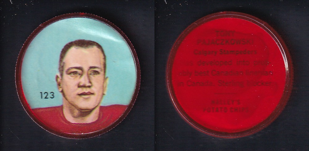 1963 CFL NALLEY'S FOOTBALL COIN #123 T. PAJACZKOWSKI photo 1963 CFL NALLEY'S FOOTBALL COIN #123 T. PAJACZKOWSKI photo