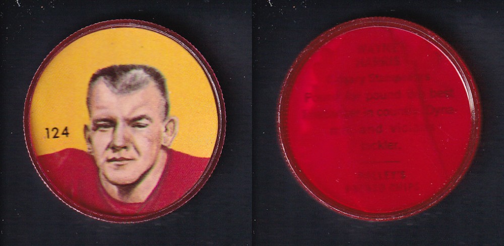 1963 CFL NALLEY'S FOOTBALL COIN #124 W. HARRIS photo 1963 CFL NALLEY'S FOOTBALL COIN #124 W. HARRIS photo