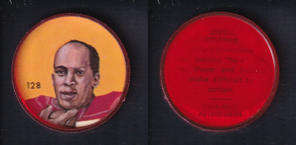 1963 CFL NALLEY'S FOOTBALL COIN #128 L. COLEMAN photo 1963 CFL NALLEY'S FOOTBALL COIN #128 L. COLEMAN photo
