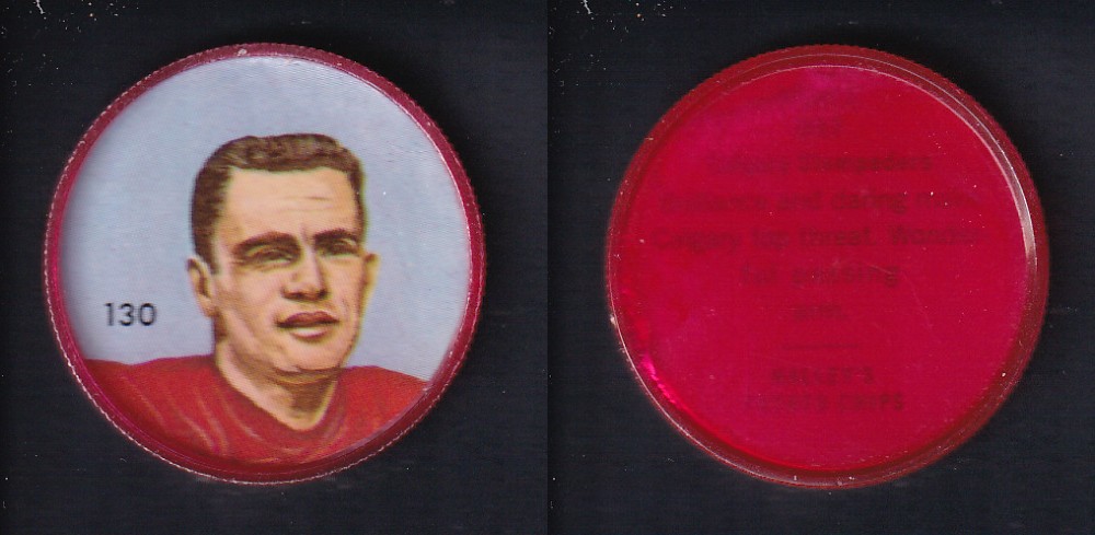 1963 CFL NALLEY'S FOOTBALL COIN #130 E. DAY photo 1963 CFL NALLEY'S FOOTBALL COIN #130 E. DAY photo