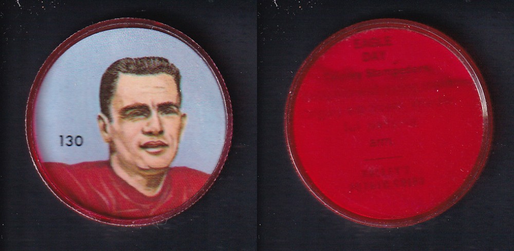 1963 CFL NALLEY'S FOOTBALL COIN #130 E. DAY photo 1963 CFL NALLEY'S FOOTBALL COIN #130 E. DAY photo