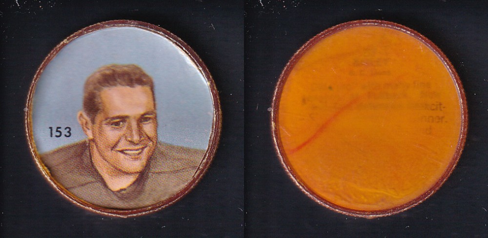 1963 CFL NALLEY'S FOOTBALL COIN #153 B. BAILEY photo 1963 CFL NALLEY'S FOOTBALL COIN #153 B. BAILEY photo