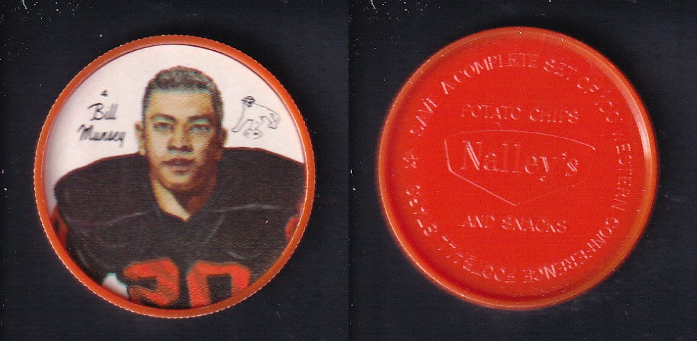 1964 CFL NALLEY'S FOOTBALL COIN #4 B. MUNSEY photo 1964 CFL NALLEY'S FOOTBALL COIN #4 B. MUNSEY photo