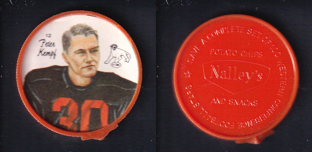 1964 CFL NALLEY'S FOOTBALL COIN #12 P. KEMPF photo 1964 CFL NALLEY'S FOOTBALL COIN #12 P. KEMPF photo