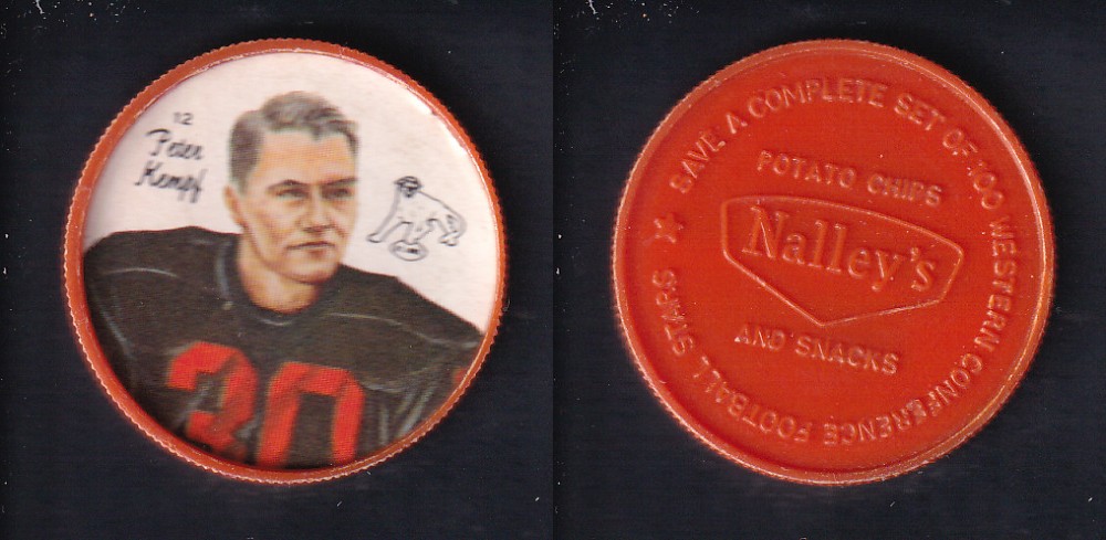 1964 CFL NALLEY'S FOOTBALL COIN #12 P. KEMPF photo 1964 CFL NALLEY'S FOOTBALL COIN #12 P. KEMPF photo