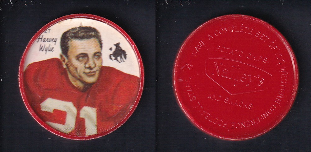 1964 CFL NALLEY'S FOOTBALL COIN #27 H. WYLIE photo 1964 CFL NALLEY'S FOOTBALL COIN #27 H. WYLIE photo