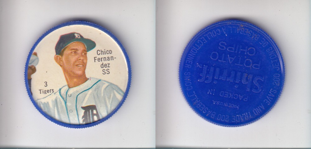 1962 SHIRRIFF BASEBALL COIN #3 C. FERNADEZ photo 1962 SHIRRIFF BASEBALL COIN #3 C. FERNADEZ photo