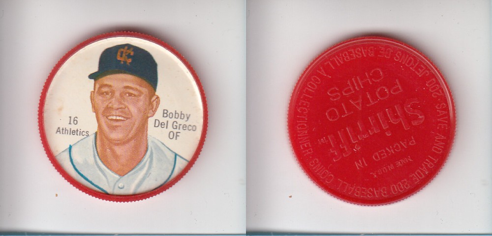 1962 SHIRRIFF BASEBALL COIN #16 B. DEL GRECO photo 1962 SHIRRIFF BASEBALL COIN #16 B. DEL GRECO photo
