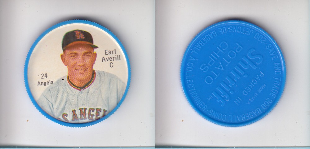 1962 SHIRRIFF BASEBALL COIN #24 E. AVERILL photo 1962 SHIRRIFF BASEBALL COIN #24 E. AVERILL photo