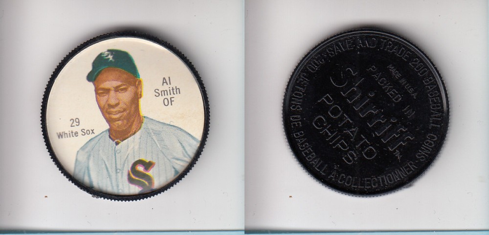 1962 SHIRRIFF BASEBALL COIN #29 A.SMITH photo 1962 SHIRRIFF BASEBALL COIN #29 A.SMITH photo