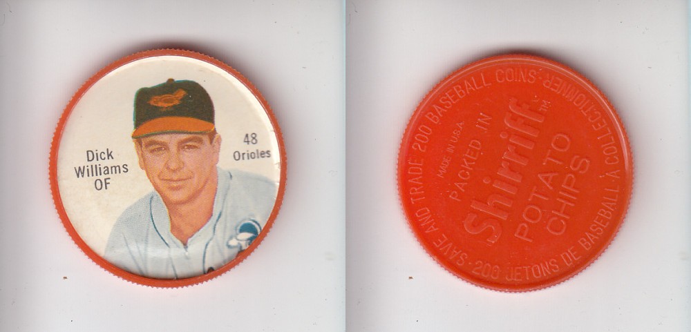 1962 SHIRRIFF BASEBALL COIN #47 P. RUNNELS photo 1962 SHIRRIFF BASEBALL COIN #47 P. RUNNELS photo