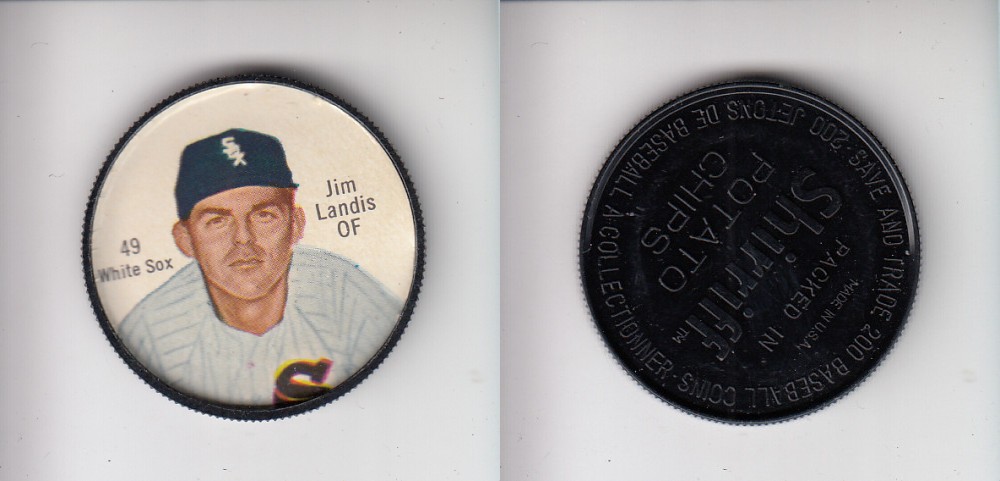 1962 SHIRRIFF BASEBALL COIN #49 J. LANDIS photo 1962 SHIRRIFF BASEBALL COIN #49 J. LANDIS photo