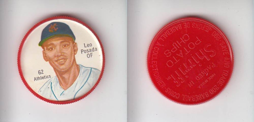 1962 SHIRRIFF BASEBALL COIN #62 L. POSADA photo 1962 SHIRRIFF BASEBALL COIN #62 L. POSADA photo