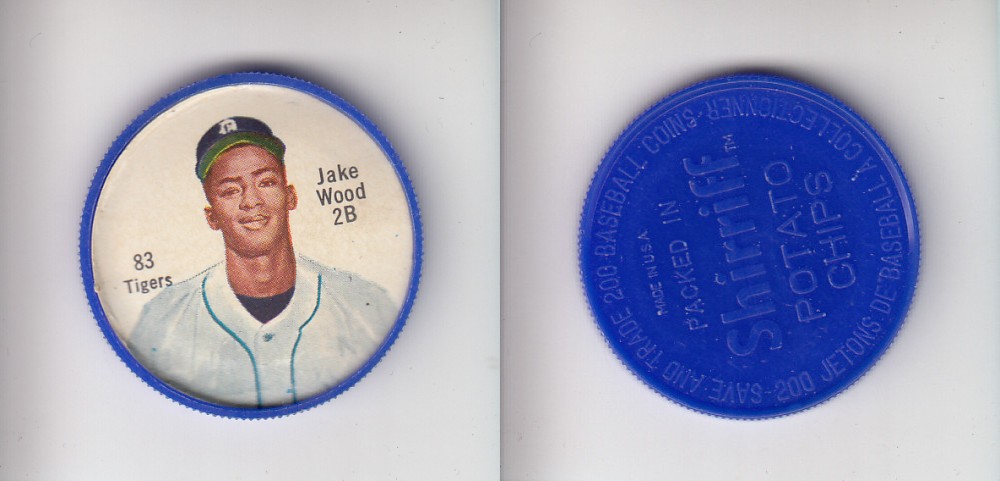 1962 SHIRRIFF BASEBALL COIN #83 J. WOOD photo 1962 SHIRRIFF BASEBALL COIN #83 J. WOOD photo