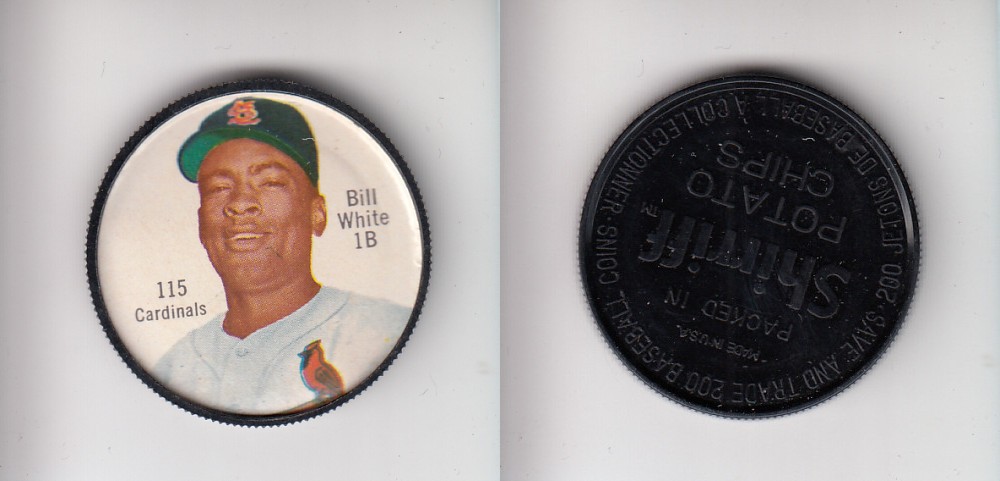 1962 SHIRRIFF BASEBALL COIN #115 B. WHITE photo 1962 SHIRRIFF BASEBALL COIN #115 B. WHITE photo