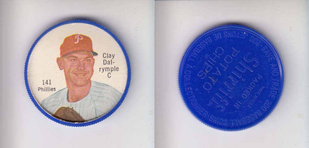 1962 SHIRRIFF BASEBALL COIN #141 C.DALRYMPLE photo 1962 SHIRRIFF BASEBALL COIN #141 C.DALRYMPLE photo