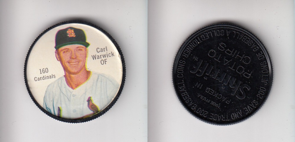 1962 SHIRRIFF BASEBALL COIN #160 C. WARWICK photo 1962 SHIRRIFF BASEBALL COIN #160 C. WARWICK photo