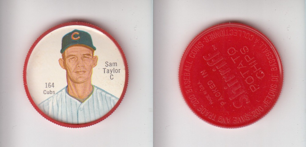 1962 SHIRRIFF BASEBALL COIN #164 S. TAYLOR photo 1962 SHIRRIFF BASEBALL COIN #164 S. TAYLOR photo