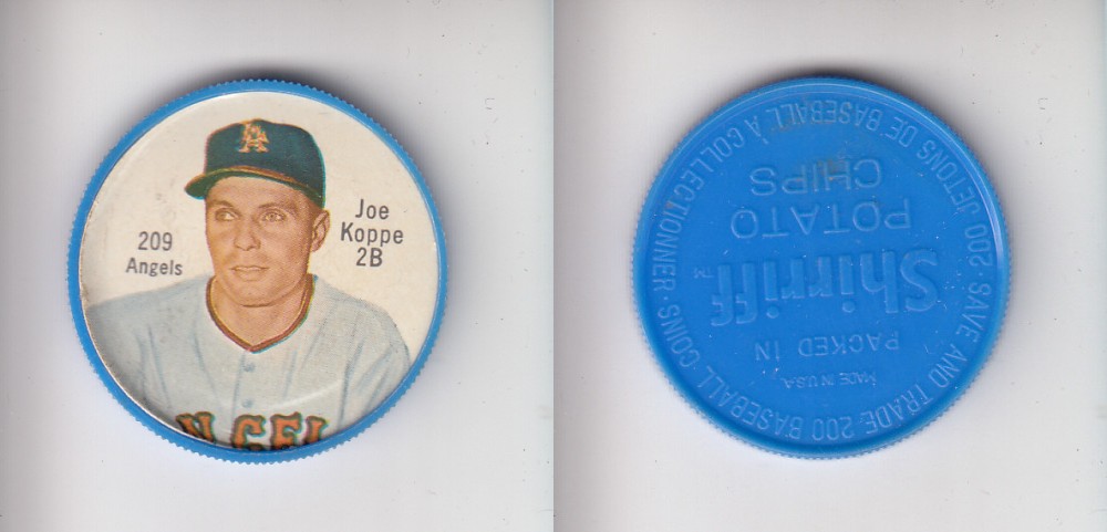 1962 SHIRRIFF BASEBALL COIN #209 J. KOPPE photo 1962 SHIRRIFF BASEBALL COIN #209 J. KOPPE photo