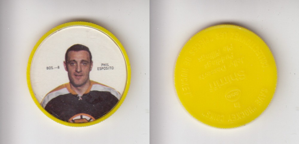 1968-69 SHIRRIFF HOCKEY COIN BOS-8 P. ESPOSITO photo 1968-69 SHIRRIFF HOCKEY COIN BOS-8 P. ESPOSITO photo