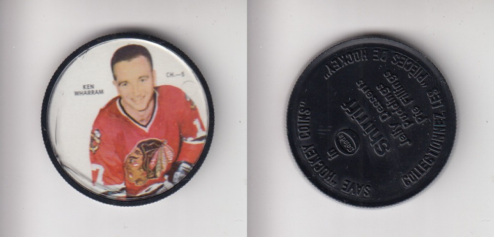 1968-69 SHIRRIFF HOCKEY COIN CH-5 K. WHARRAM photo 1968-69 SHIRRIFF HOCKEY COIN CH-5 K. WHARRAM photo