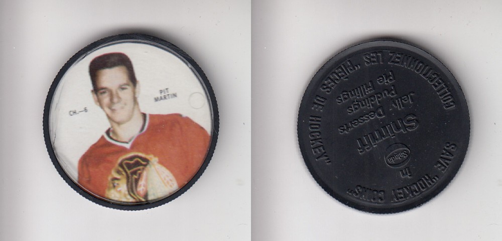 1968-69 SHIRRIFF HOCKEY COIN CH-6 P. MARTIN photo 1968-69 SHIRRIFF HOCKEY COIN CH-6 P. MARTIN photo