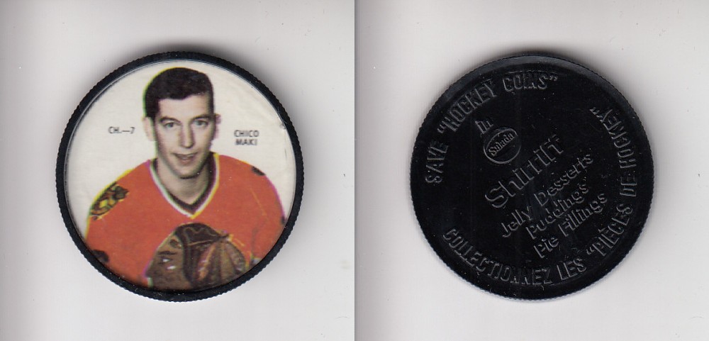 1968-69 SHIRRIFF HOCKEY COIN CH-7 C. MAKI photo 1968-69 SHIRRIFF HOCKEY COIN CH-7 C. MAKI photo