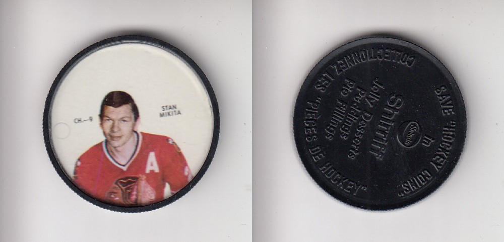 1968-69 SHIRRIFF HOCKEY COIN CH-9 S. MIKITA photo 1968-69 SHIRRIFF HOCKEY COIN CH-9 S. MIKITA photo