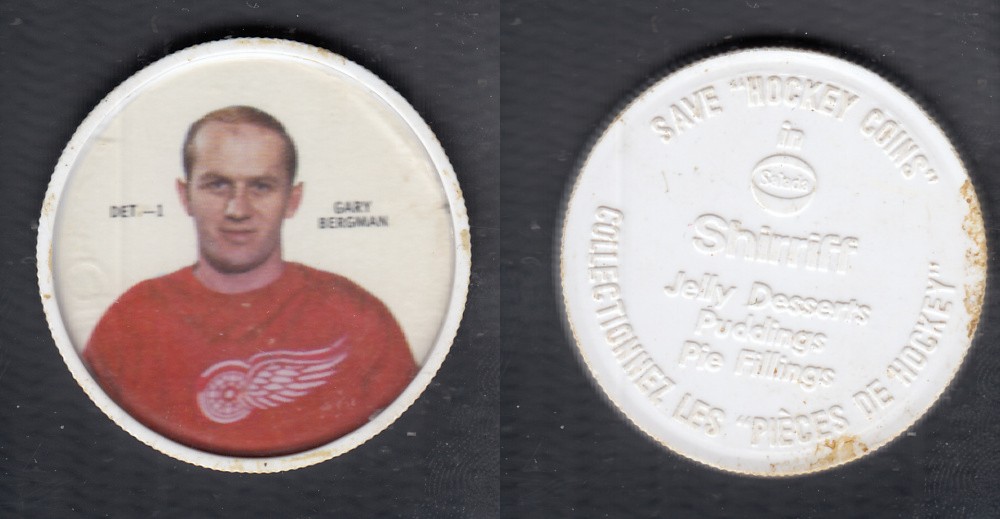 1968-69 SHIRRIFF HOCKEY COIN DET-1 G. BERGMAN photo 1968-69 SHIRRIFF HOCKEY COIN DET-1 G. BERGMAN photo