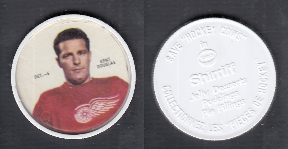 1968-69 SHIRRIFF HOCKEY COIN DET-6 K. DOUGLAS photo 1968-69 SHIRRIFF HOCKEY COIN DET-6 K. DOUGLAS photo