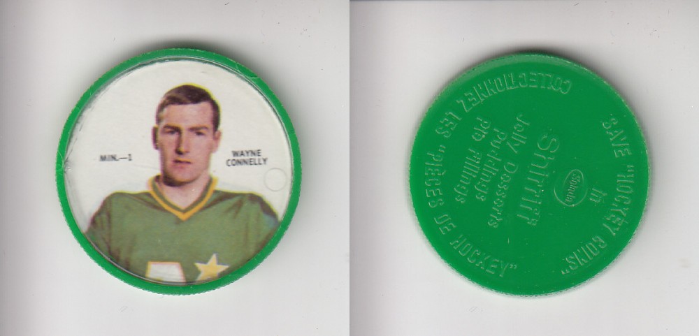 1968-69 SHIRRIFF HOCKEY COIN MIN-1 W. CONNELLY photo 1968-69 SHIRRIFF HOCKEY COIN MIN-1 W. CONNELLY photo