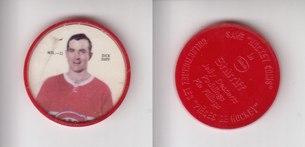 1968-69 SHIRRIFF HOCKEY COIN MTL-11 D. DUFF photo 1968-69 SHIRRIFF HOCKEY COIN MTL-11 D. DUFF photo