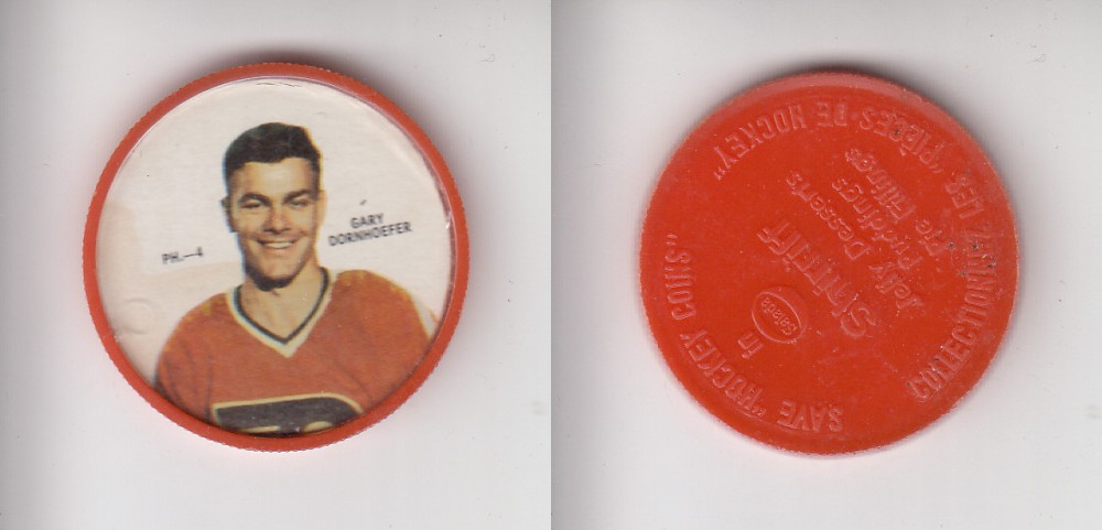 1968-69 SHIRRIFF HOCKEY COIN PH-4 G. DORNHOEFER photo 1968-69 SHIRRIFF HOCKEY COIN PH-4 G. DORNHOEFER photo