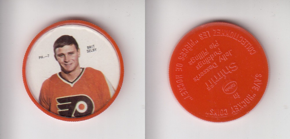 1968-69 SHIRRIFF HOCKEY COIN PH-7 B. SELBY photo 1968-69 SHIRRIFF HOCKEY COIN PH-7 B. SELBY photo