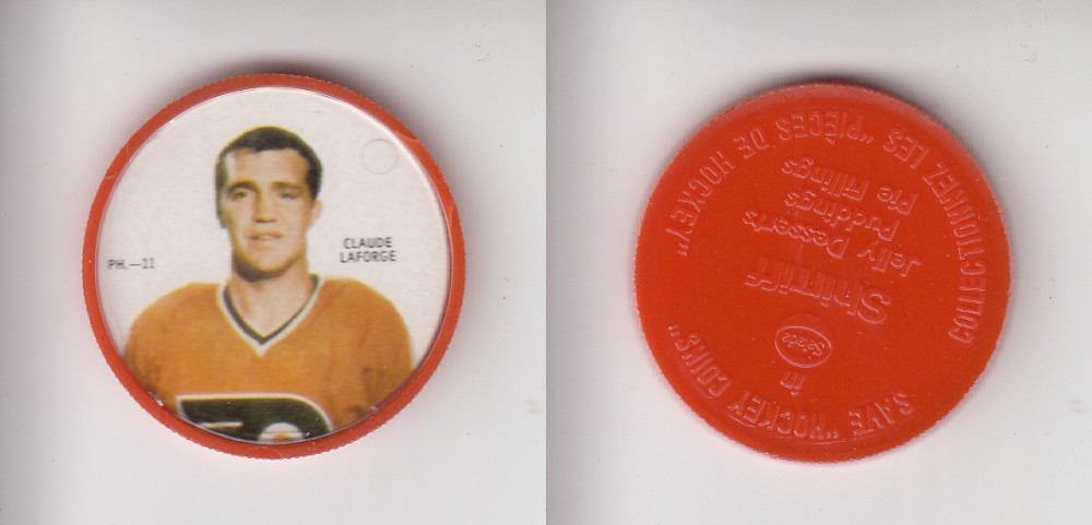 1968-69 SHIRRIFF HOCKEY COIN PH-11 C. LAFORGE *SP* photo 1968-69 SHIRRIFF HOCKEY COIN PH-11 C. LAFORGE *SP* photo