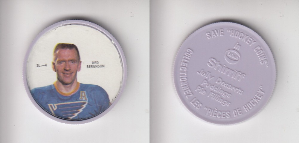 1968-69 SHIRRIFF HOCKEY COIN SL-3 A. ARBOUR photo 1968-69 SHIRRIFF HOCKEY COIN SL-3 A. ARBOUR photo