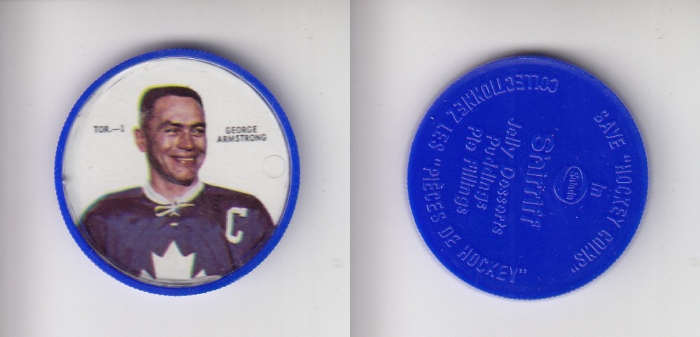 1968-69 SHIRRIFF HOCKEY COIN TOR-1 G. ARMSTRONG photo 1968-69 SHIRRIFF HOCKEY COIN TOR-1 G. ARMSTRONG photo