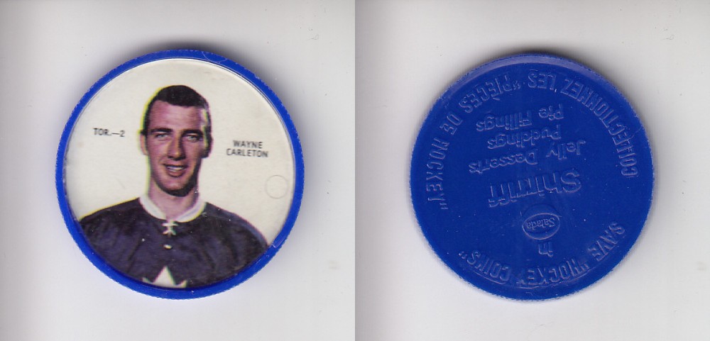 1968-69 SHIRRIFF HOCKEY COIN TOR-2 W. CARLETON photo 1968-69 SHIRRIFF HOCKEY COIN TOR-2 W. CARLETON photo