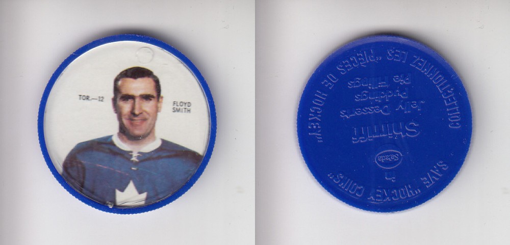 1968-69 SHIRRIFF HOCKEY COIN TOR-12 F. SMITH photo 1968-69 SHIRRIFF HOCKEY COIN TOR-12 F. SMITH photo