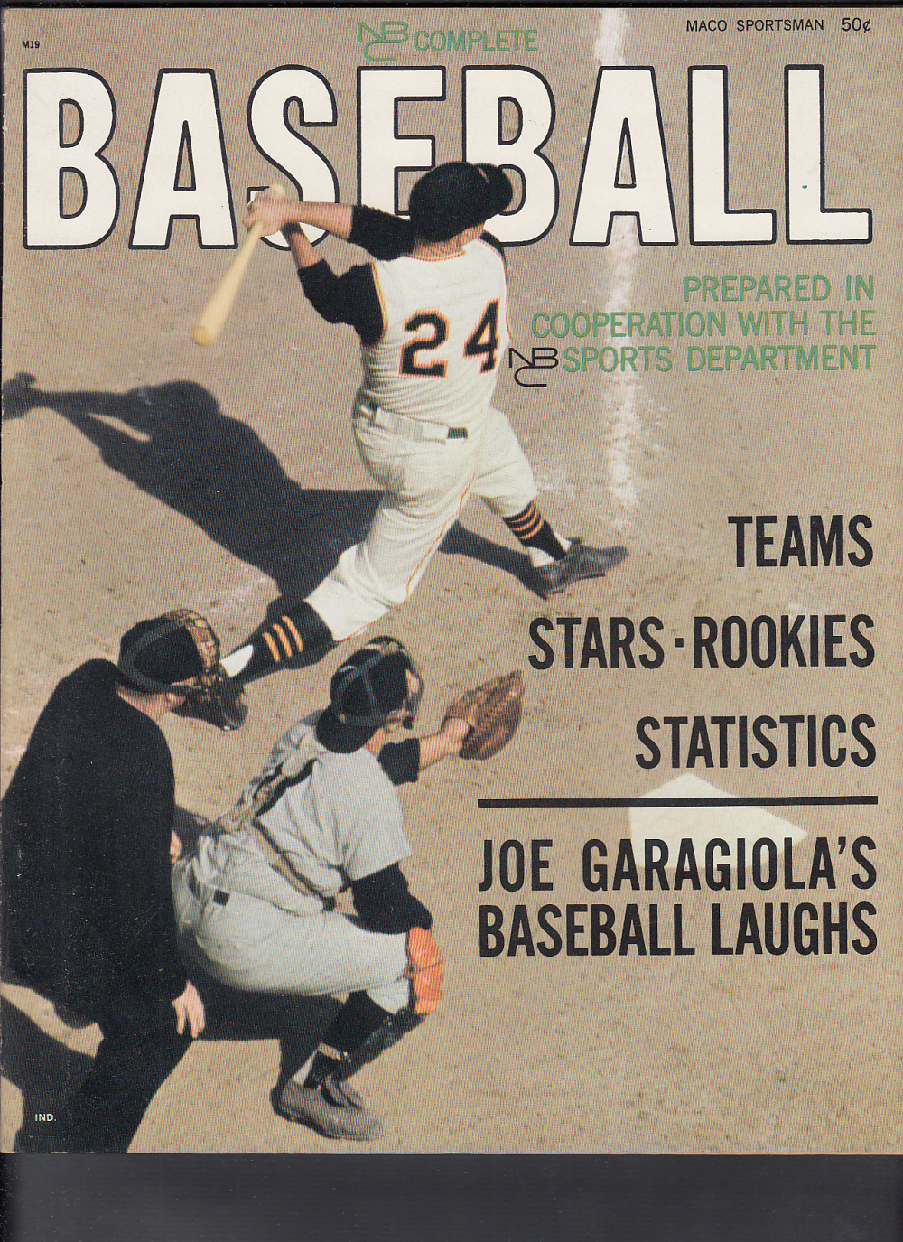 1961 COMPLETE BASEBALL FULL MAGAZINE  photo