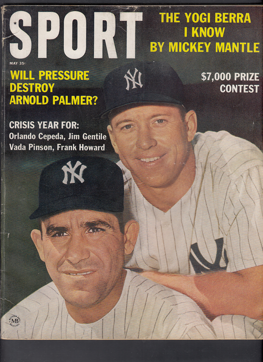 1963 SPORT FULL MAGAZINE M. MANTLE ON COVER photo