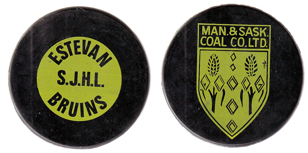 1970'S VICEROY V3 ESTEVAN BRUINS PUCK photo