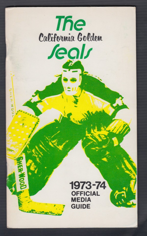 1973-74 CALIFORNIA GOLDEN SEALS YEARBOOK  photo