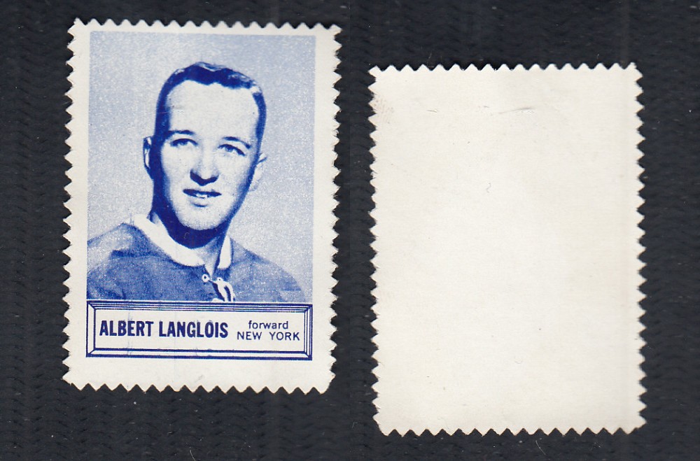 1961-62 TOPPS STAMPS A. LANGLOIS photo 1961-62 TOPPS STAMPS A. LANGLOIS photo