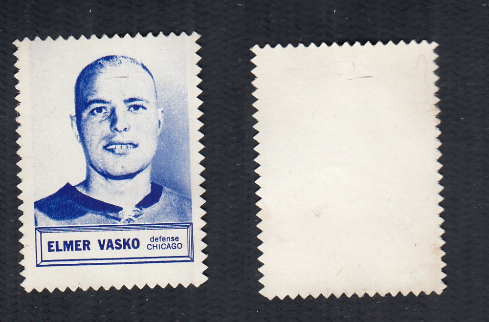 1961-62 TOPPS STAMPS E. VASKO photo 1961-62 TOPPS STAMPS E. VASKO photo
