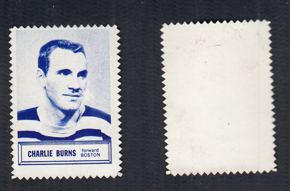 1961-62 TOPPS STAMPS C. BURNS photo 1961-62 TOPPS STAMPS C. BURNS photo