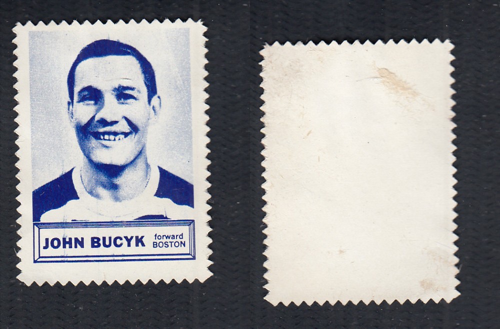 1961-62 TOPPS STAMPS J. BUCYK photo 1961-62 TOPPS STAMPS J. BUCYK photo