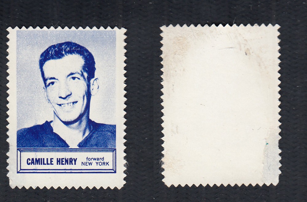1961-62 TOPPS STAMPS C. HENRY photo 1961-62 TOPPS STAMPS C. HENRY photo