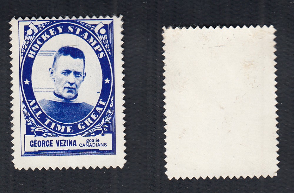1961-62 TOPPS STAMPS G. VEZINA photo 1961-62 TOPPS STAMPS G. VEZINA photo